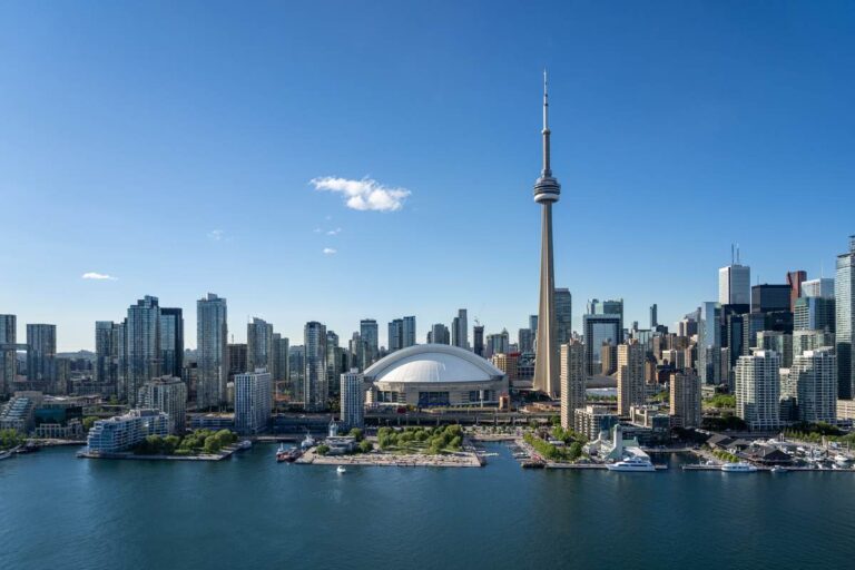 Vista panorâmica da cidade de Toronto, Canadá