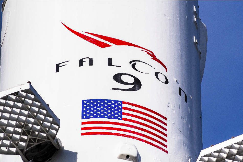 Falcon 9, um dos foguetes da SpaceX