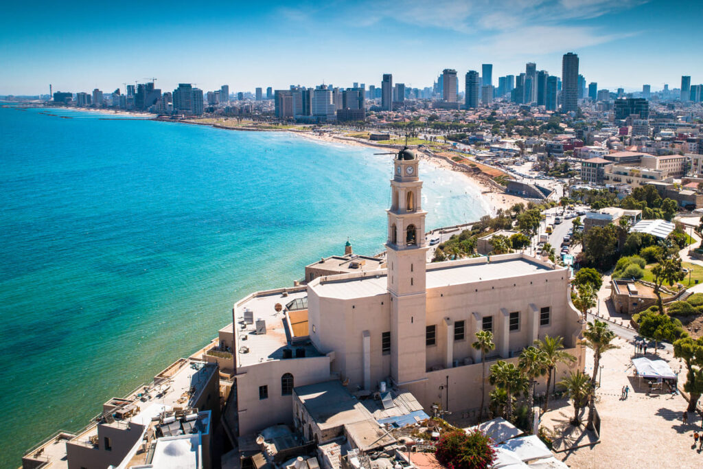 Cidade Tel Aviv em Israel