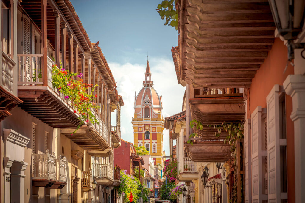 Centro de Cartagena das Índias, Colômbia.