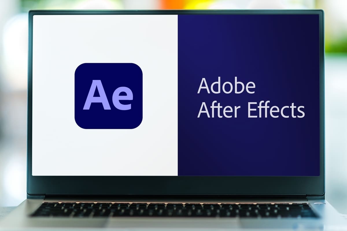 Tela de abertura do After Effects.