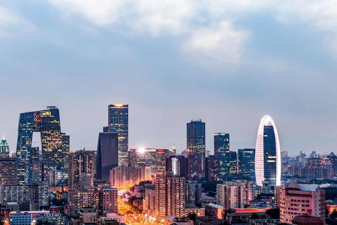 Visão panorâmica da cidade de Pequim