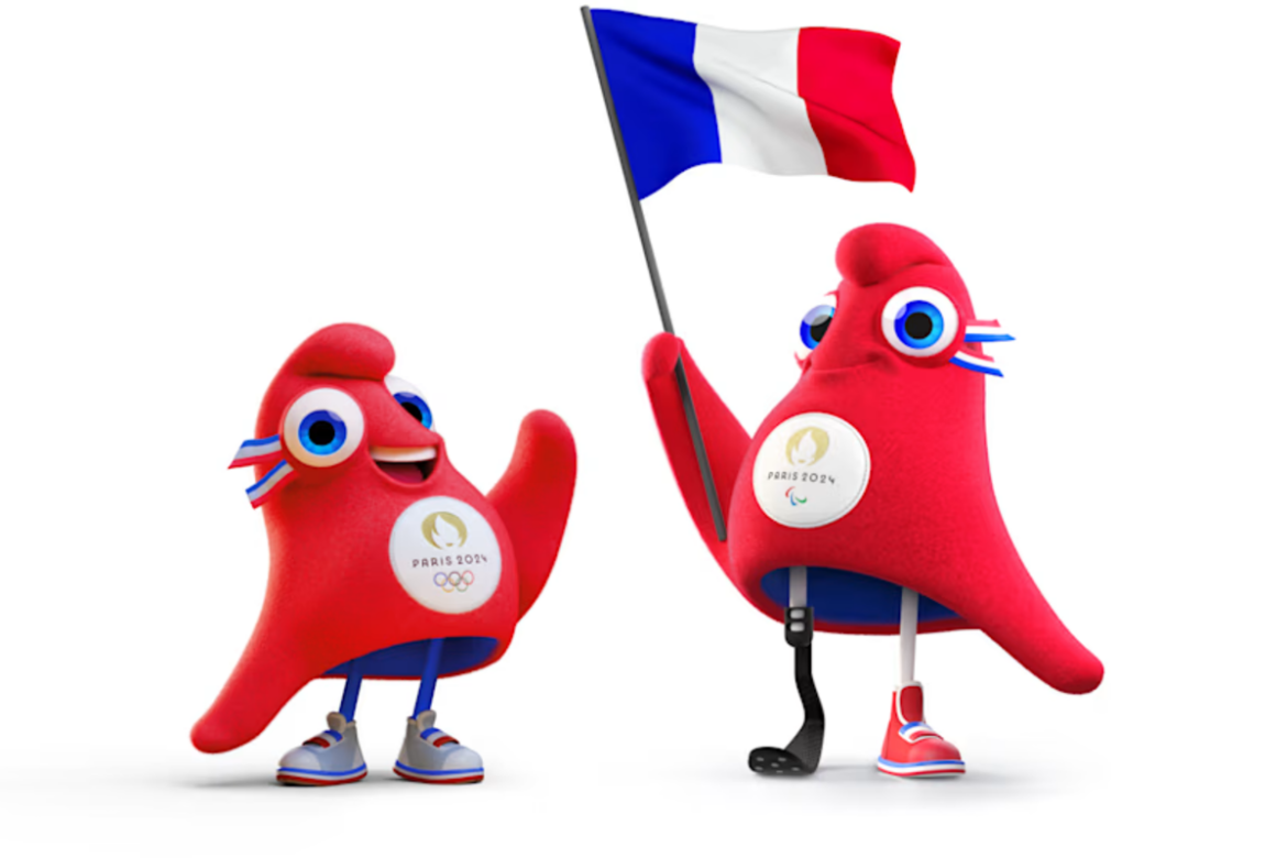 Mascote das Olimpíadas de Paris 2024, Phryges. Créditos de image: Paris 2024.